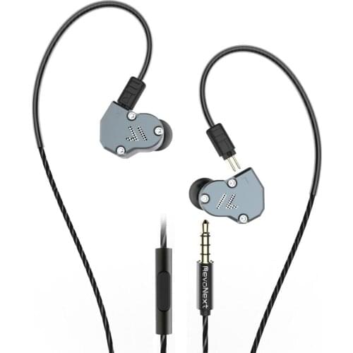 RevoNext QT2 Triple Driver In Ear Earphone Bass Earbud HIFI DJ Monitor Sport Earphone