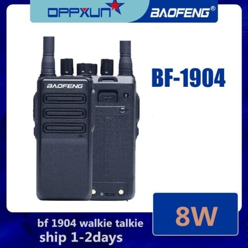 Baofeng BF-1904 BF1904 Walkie-talkie 8W UHF 400-520 MHZ Professional Dual-band HF CB Two-way Ham Radio Long Distance Hunting