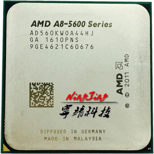 AMD A8 5600K 5600 3.6GHz AD560KWOA44HJ 100W Processor HD 7560D Quad Core Socket FM2 10pcs/Lot