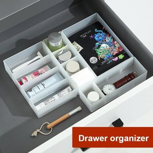 Adjustable Drawer Organizer Home Kitchen Board Divider Makeup Storage Box Home Space Save Accessories