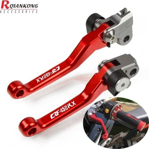 CRF 450 RX 2017-2018 Motorcycle Dirt Bike Brake Clutch Levers Aluminum Pivot Foldable handle levers FOR HONDA CRF450RX 2017 2018