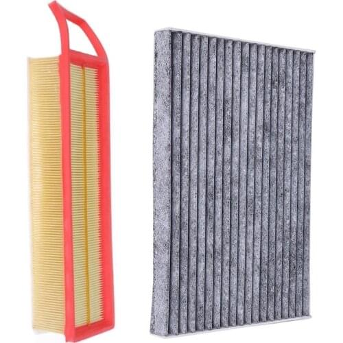 Cabin Filter Air Filter 2Pcs For Citroen C3-XR 1.2THP -2019/1.6THP 1.6L 2014-2019/C-Elysee 1.6VTI 2013-2019 Model Car Filter