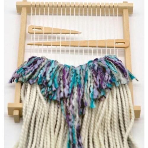 Weaving Crochet Needle Crochet, 5Pcs/Set Natural Wood Weaving Crochet Needle Tapestry Making DIY Crafts Tools