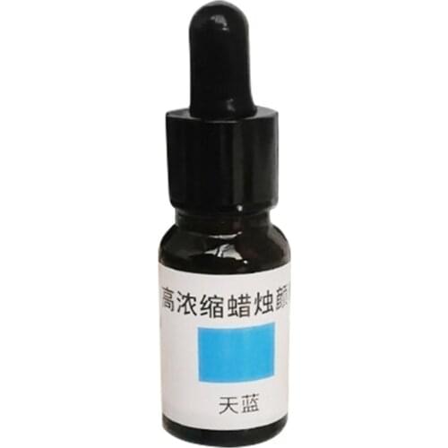 10ml High Concentration Liquid Dye Soybean Wax Pigment DIY Handmade Scented Candle Coloring Colorants Jewelry Making W3JE