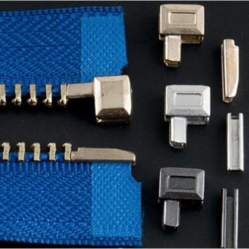 10PCS/Set Metal Repair Zipper Stopper Open End Zipper Sewing Stopper Accessories Zipper DIY for Clothes