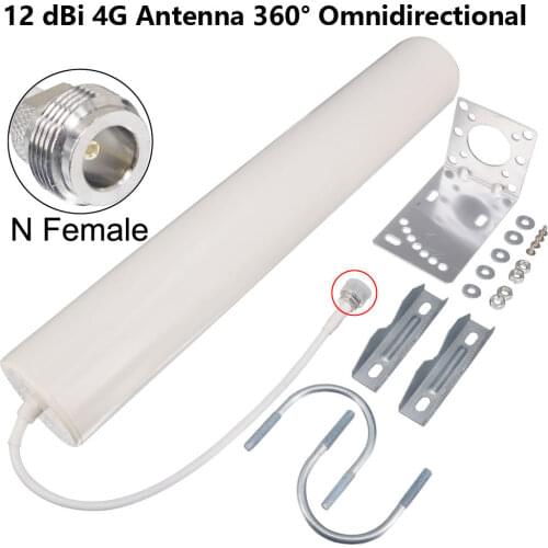 18dbi 698-2700MHz GSM 3G 4G Antenna Outdoor Panel High Gain 4G LTE Aerial Omnidirectional Antenne N female For Wireless Router