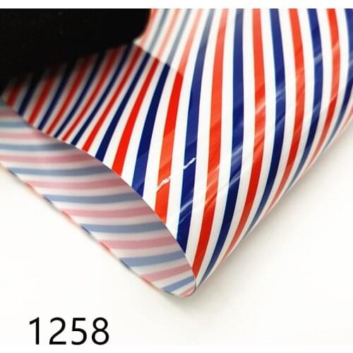 5 sheets A4 20*33cm UV line printed line sheet Synthetic PVC Leather DIY Bow Bag Crafts Handmade Material 1258