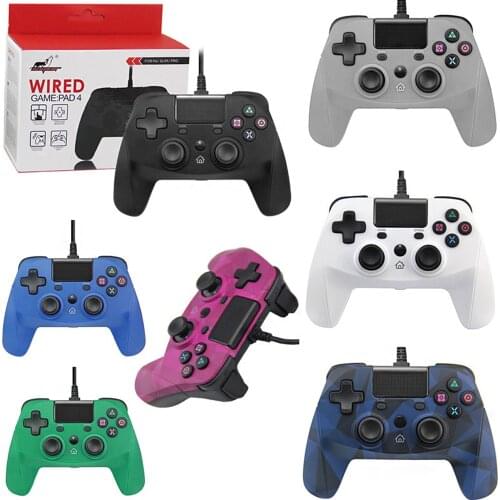 7 Colors Wired Controller Joystick For SONY PS4 Gamepad For PlayStation 4 Console For PS3/PC With Touch Panel For Dualshock 4