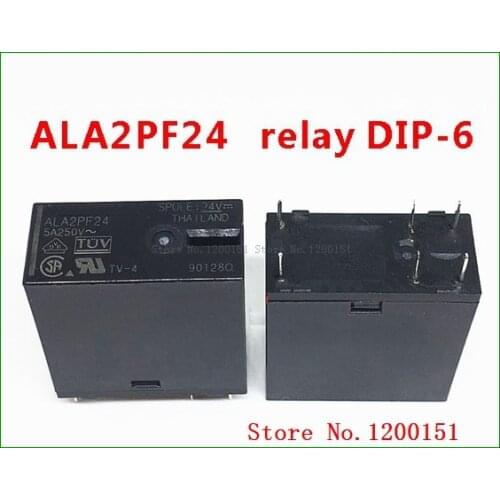 ALA2PF24 ALA2PF24-24V 24VDC NEW relay DIP-6
