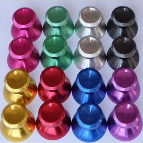 Aluminum Metal Analog Joystick thumb Stick grip Cap Replacement for Sony playstation Dualshock 4 PS4 XBOX ONE Gamepad Controller