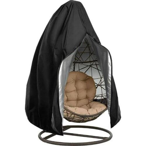 Patio Hanging Chair Cover/Egg Swing Chair Cover, 210D Oxford Fabric Waterproof Outdoor Garden Furniture Protector 115*190cm