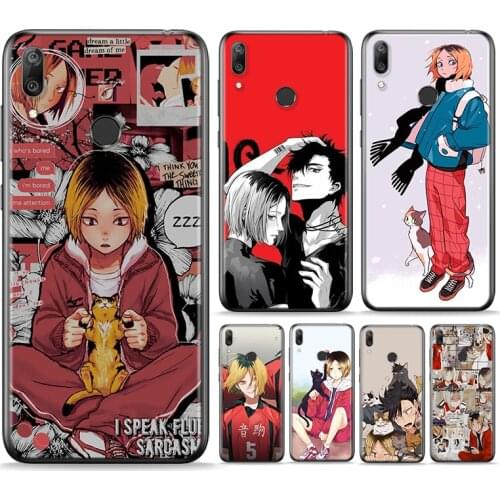 Kozume Kenma Haikyuu Anime Silicone Cover For Huawei P Smart 2021 2020 Z S Plus Mate 30 20 10 Pro Lite 2019 2018 Phone Case