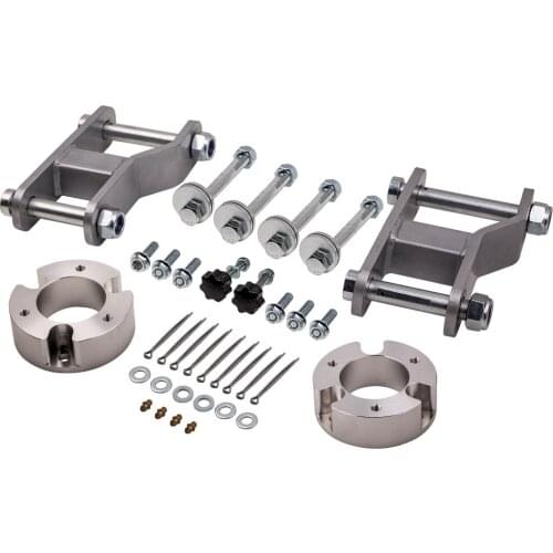 2.5" Front & 2" Rear suspension Lift Kit Greaseable Shackles For Nissan Navara D40 05-15