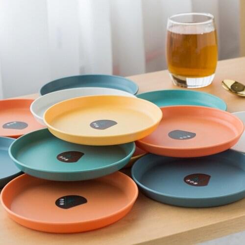 Creative Household Japanese Bone Plate Nack Dish Plastic Fruit Bowl Cake Plate Table Plate Wholesale