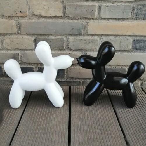 Creative Balloon Dog Resin Crafts Sculpture Gift Fashion Cute Decoration Home Decoration Party Sweets Desktop Decoration