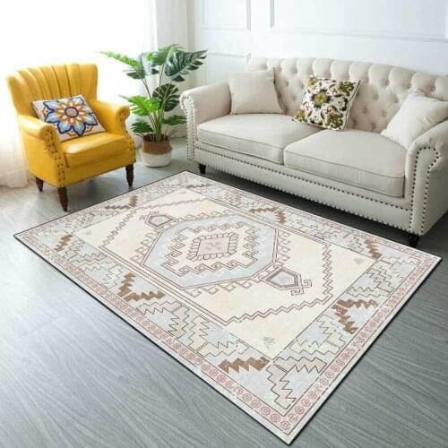 Moroccan Simple Carpets Persian Ethnic Style Sweet Girl Room Light Pink Blue Decorations Area Rugs Livingroom Bedroom Door Mat