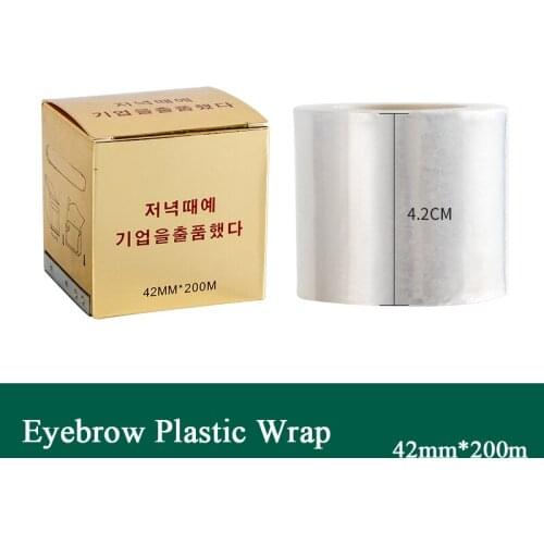 1pcs Microblading Tattoo Clear Plastic Wrap Preservative Film for Permanent Makeup Tool Tattoo Eyebrow Lips Accessories Supplies