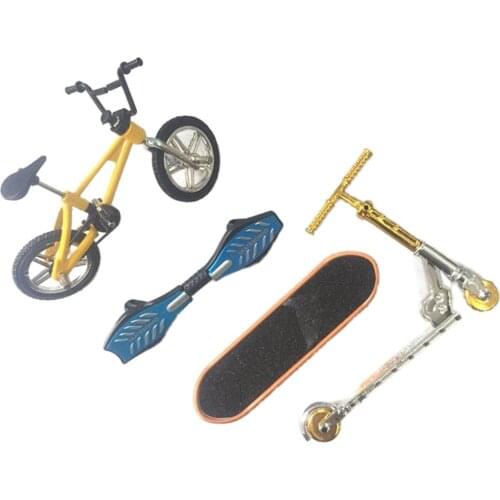 Mini Finger Skateboarding Fingerboard BMX Bicycle Set Fun Skate Boards Mini Bikes Toys For Children Boys Kids Gifts Kids toys