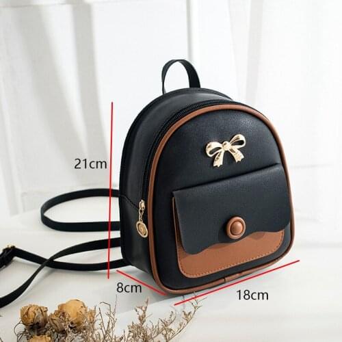 Fashion New Korean Style Mini Backpack Small Backless Bag Multi-Functional Girls' Small Backpack