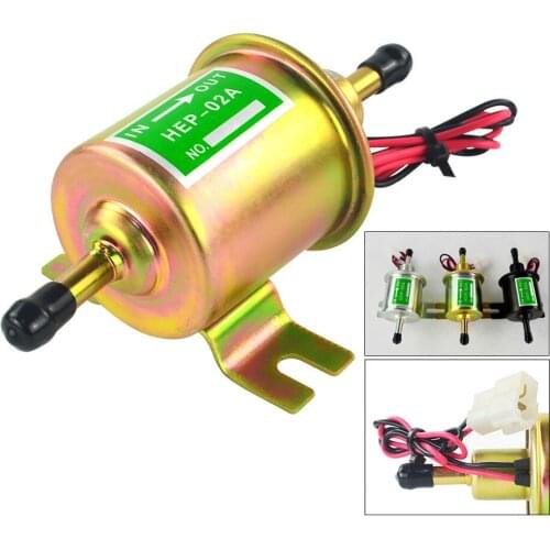 Low Pressure Universal Diesel Petrol Gasoline Electric Fuel Pump HEP-02A 12V 24V For Car Motorcycle