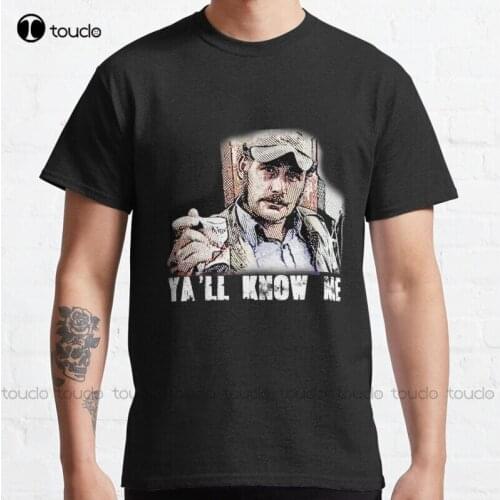 New Quint- Jaws Classic Yall Know Me Movies 80S Moviem Classic T-Shirt Cotton Tee Shirt Unisex mens designer shirts