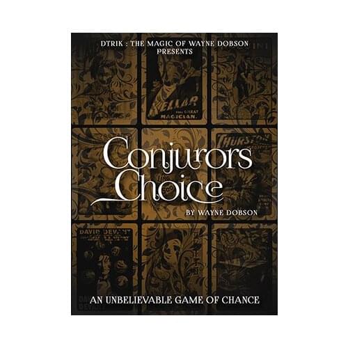 New Arrivals Conjurors Choice (Gimmicks and Online Instructions) by Wayne Dobson Card Magic Tricks Mentalism Magic Illusions