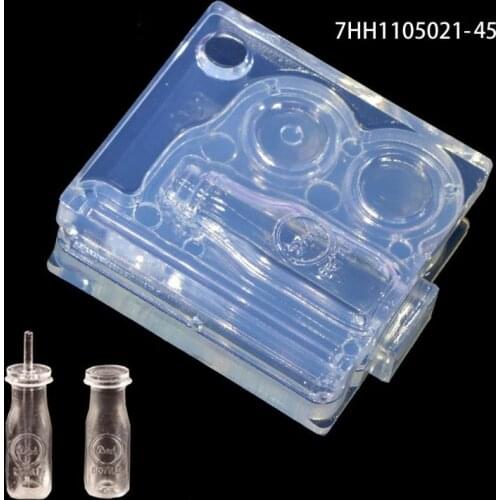 Handmade Mini Hollow Milk Bottles Cup Straw Silicone Resin Molds Craft Tools