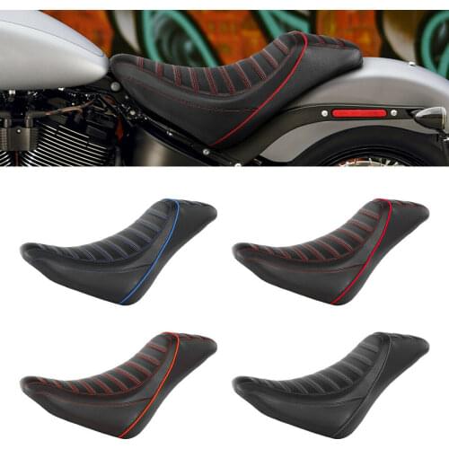 Motorcycle Driver Solo Seat For Harley Softail Street Bob FLDE FLHC FLSL FXBB 2018-2021 2019 2020