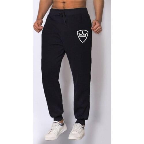 Sports leisure sports pants mens fitness stretch training sports pants breathable wicking jogging pants gym fitness running pan