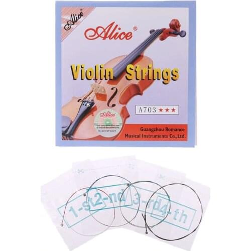Alice A703 Violin Strings for full size 1/8 1/4 1/2 3/4 4/4 H58D