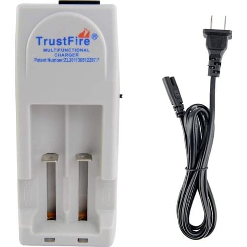 TrustFire TR-001 18650 Battery Charger 2 Slots 3.0 V/4.2 V Lithium IMR LiFePO Cell Charger US Plug for AA 10440 14500 16340