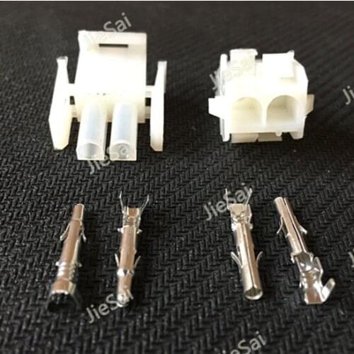 TYCO AMP 2 Pin 1-480699-0 Automotive Connector Female Male Electrical Wiring Harness Plug Motorcycle Connector