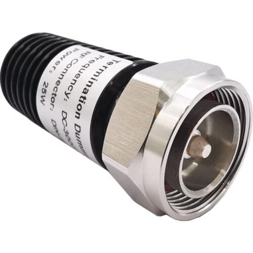 25W 7/16 DIN male plug connector 50 ohm DC-3GHz Dummy load Termination Load RF DC-3000MHz