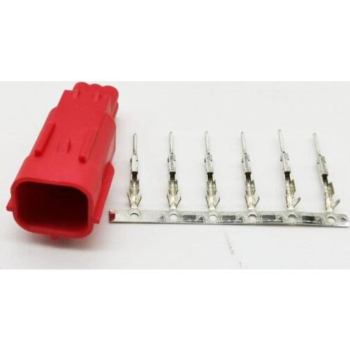 6 pin OBD 2 On-Board Diagnostics interface Haojue connector for Motorcycles