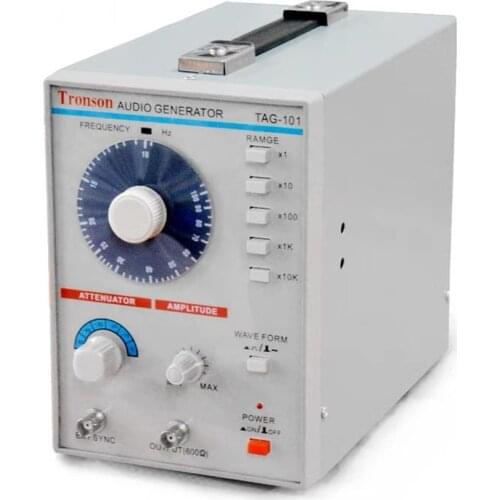 AC 100-240V TAG-101 Low Frequency Audio Signal Generator Signal Source 10Hz-1MHz