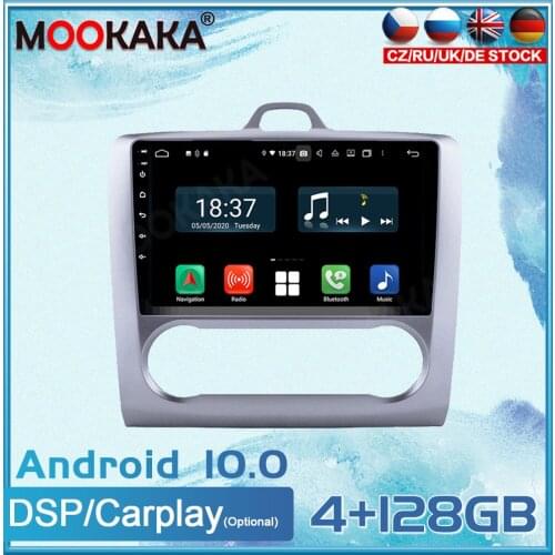 Android 10.0 For Ford Focus 2004-2011 Car Radio GPS Navigation Multimedia Player Radio Tape Auto Stereo Headunit Carplay