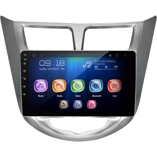Allways 10.1" IPS Screen Android 9.0 Octa-core Ram 2GB Rom 32GB Car Multimedia for Hyundai Solaris/ Verna/ Accent/ Aventa 2012