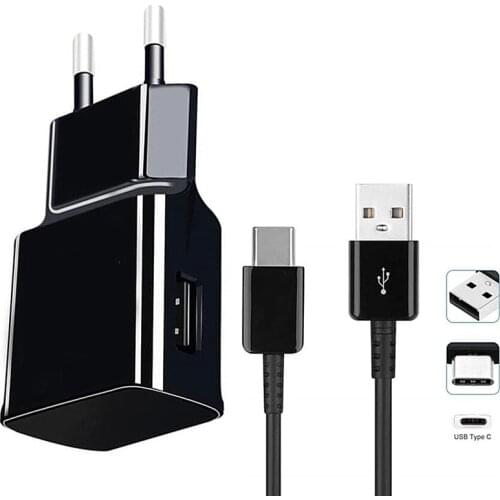 For Samsung galaxy feel 2 A40 A50 A70 A20 A90 S8 S9 A7 A5 2017 Phone QC 3.0 4.0 Fast charger & Type C USB quick charging Cable