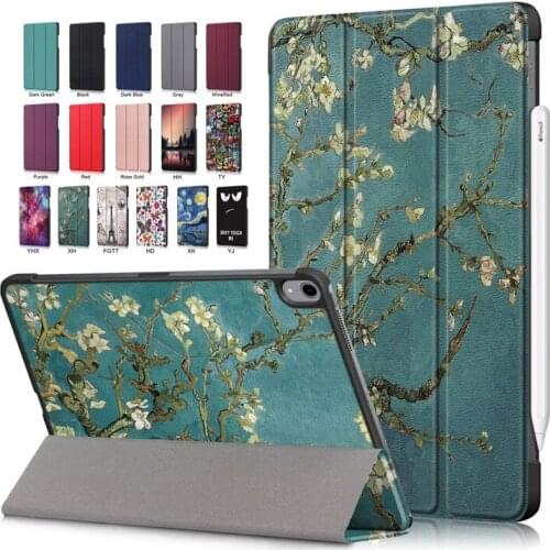 For iPad Air 4 2020 Case Stand Smart Hard PC Leather Cover Funda for iPad Air 2020 Case Funda for iPad Air 4 Air4 10.9 Cover