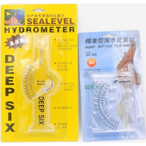 Sea Water Density Meter Sea Water Density Meter Hydrometer for Aquarium Sea Water Salinity Meter