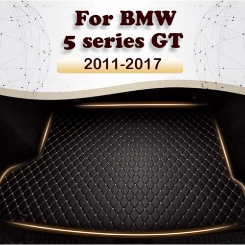 Car trunk mat for BMW 5 series GT F07 2011 2012 2013 2014 2015 2016 2017 Cargo Liner Carpet Interior Parts Accessories Cover