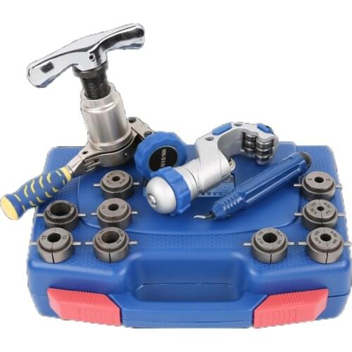 Brass Pipe Expander WK-519FT-L One-piece Eccentric Copper Pipe Flaring Tool Kit Refrigeration Tools