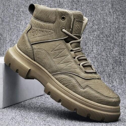 LTSUYO Men's Work Shoes