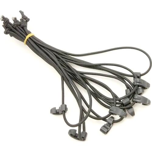 Mini Elastic Rope Hanging Ribbon Fixed Buckled Coil Clip For Organizer Packing Tied Elastic Rope Outdoor Tools