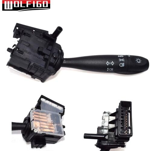 WOLFIGO New Steering Column Turn Signal Control Switch Headlight Switch Lever For 2006-11 Accent Rio Rio5 1.6L 93410-1G000