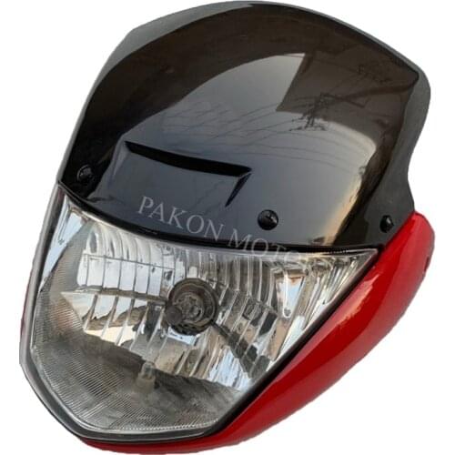 Motorcycle Plastic Parts of Head Light Cover Front Lamp Fairing For Yamaha YBR125 2009 YBR125E JYM 125cc Red Blue ABS PP