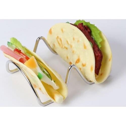 Snack Shelf Pancake Display Rack Cooling Tool Snack Stand Restaurant Pizza Burrito Iron Taco Holder Pancakes Shredded Cake 1Pcs