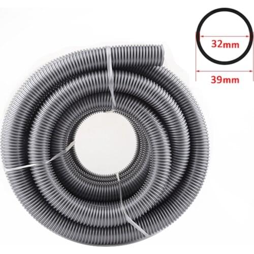 Inner Diameter 32mm Flexible EVA Hose Pipes Elongated for Household Vacuum Cleaners Hose Car Black Gray Vacuum Cleaners Parts