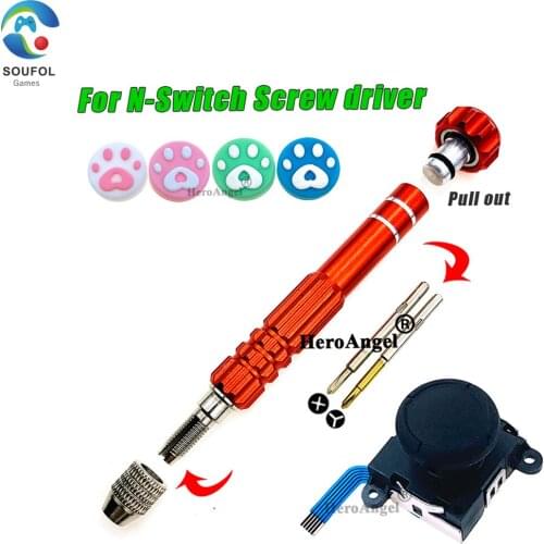 New Replacement 3D Analog Joy Stick for Nintendo Switch Controller NS Gamepad Joycon Game Pad with Full Set Tools Accessories