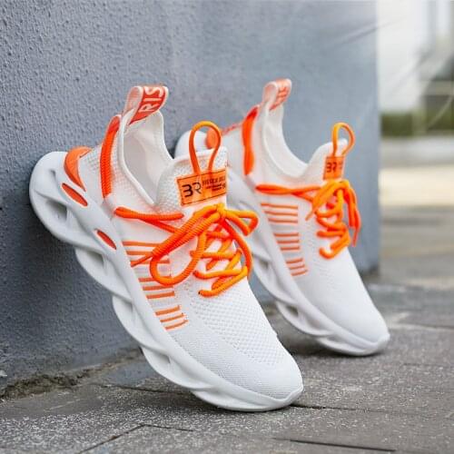 Damyuan Women Men Comfortables Breathable Casual Lightweight Running Wear-resistant Gym Shoes Sneakers Jogging Size 48